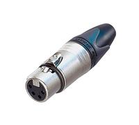 NEUTRIK NC4FXX - Presa per cavo XLR, 4 poli, argento, nichelato