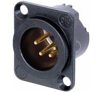 Neutrik NC4MD-LX-B Connettore XLR Spina a pannello contatti diritti Numero Poli