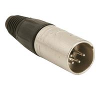 XLR 4p connettore, esterno nichelato, contatti argentati