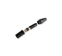 NEUTRIK - NC4MXX-B - XLR Spina, 4 Asta, IN Linea, Nero/Oro