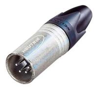 Neutrik Connettore XLR NC4MXX Serie XX Volante - Maschio 4 poli, corpo nichel, contatti argento