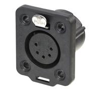 NEUTRIK NC5FDX-TOP Connettore XLR Femmina 5 Poli per Pannello, IP65