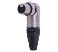 NEUTRIK NC5FRX Presa XLR a 5 Poli Angolata, Placcata Argento