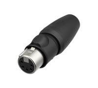 Neutrik NC5FX1-TOP-14 Connettore XLR Giunto dritto Numero Poli (num): 5 Nero 1