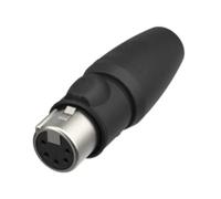 Neutrik NC5FX1-TOP Connettore XLR Giunto dritto Numero Poli (num): 5 Nero 1 pz