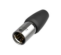 Neutrik NC5MX1-TOP Connettore XLR Spina dritta Numero Poli (num): 5 Nero 1 pz.