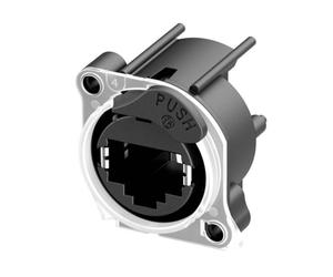 Neutrik NE8FAH-LR-DAE Presa da incasso etherCON Halo Presa Nero 1 pz.