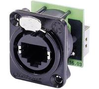 Neutrik NE8FDP-B Connettore per dati RJ45 EtherCon® serie D NE8FDPB Presa drit