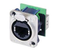 Neutrik NE8FDP Feed-Through Ethercon Chassis Panel Mount RJ45 Connector System.