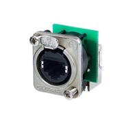 Neutrik NE8FDP-R Presa Angolata Feed-through Ethercon Montaggio A Pannello RJ45.
