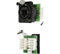 Neutrik NE8FDV-YK-B Connettore per dati RJ45 EtherCon® serie D Presa dritta