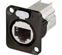 Neutrik NE8FDX-P6-B - Presa da pannello a D CAT6, nera