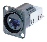 Neutrik NE8FDY-C6-B Presa da pannello EtherCon® RJ45 CAT6 Presa Poli: 8P8C N