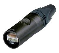 Neutrik NE8MX6-B EtherCON RJ45 CAT6 connettore A Spina dritta Poli: 8P8C Nero
