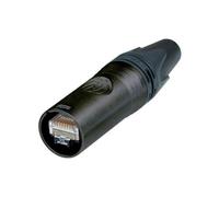 Neutrik Connettore etherCON NE8MX6-B-T Spina dritta Numero di poli 8P8C Nero 1