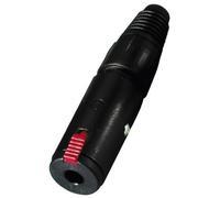 Neutrik NJ-3FC6BAG 6,3 -mm-klinkenkupplung-stereo-kabelknickschutz- Fino Ø 8mm