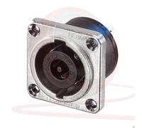 Neutrik NL8MPR Maschio Argento Nichel 8 Poli Speakon Montaggio Pannello Chassis.