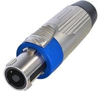 SpeakON femmina a 4 poli, custodia in metallo, pressacavo tipo autocentrante