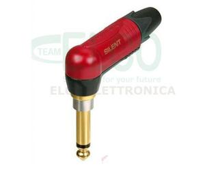 NEUTRIK NP2RX-AU-SILENT Spina Jack 6,3mm Mono angolo 90° con Silent Switch Reed