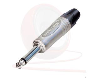 Neutrik NP2X 0.6cm Strumento Jack Candela. 6mm Mono Argento Chitarra Connettore