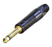 Neutrik NP2X-B Jack 6.35 mm Spina dritta Numero Poli (num): 2 Mono Nero 1 pz.