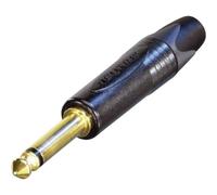 Neutrik NP2X-B Jack 6.35 mm Spina dritta Numero Poli (num): 2 Mono Nero 1 pz.