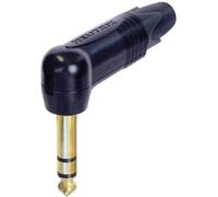 Neutrik NP3RX-B Jack 6.35 mm Spina angolata Numero Poli (num): 3 Stereo Nero 1