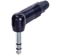 Neutrik NP3RX-BAG Jack 6.35 mm Spina angolata Numero Poli (num): 3 Stereo Nero