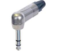 Neutrik NP3RX Jack 6.35 mm Spina angolata Numero Poli (num): 3 Stereo Argento