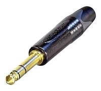 Neutrik NP3X-B, High-Quality Jack Plug, Durable Cable Plug, Suitable for Audio and Musical Instruments