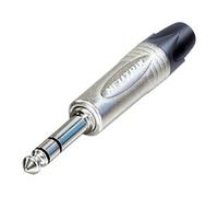 Neutrik NP3XX-NI-0 Jack 6.35 mm Spina jack da 6.3 mm - Numero Poli (num):3 1 p