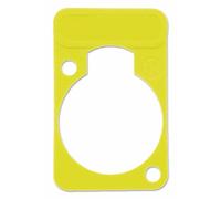 NEUTRIK - Piastra a conchiglia D-sub, gialla