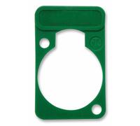 NEUTRIK - Piastra a conchiglia D-sub, verde