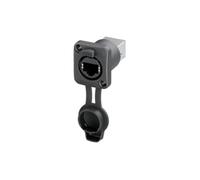 Neutrik Presa da incasso etherCON NE8FDPS-TOP TOP ermetica Nero 1 pz.