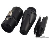 NEUTRIK Presa XLR 4 Poli, Montaggio su Cavo, Nero