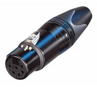 NEUTRIK - Presa XLR, 6 poli, nera