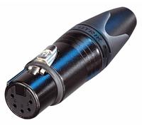 NEUTRIK Presa XLR a 5 Poli, Montaggio su Cavo, Nero