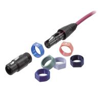 Neutrik XCR-SET Anello marcatura Nero, Marrone, Rosso, Arancione, Giallo,