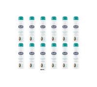 Neutro Roberts - 12 deodoranti spray Asciutto all'iride e mandorla, senza alcool e con Rockalaun, deodorante anti-sudore, unisex, 150 ml, con portachiavi Italy Shop Service