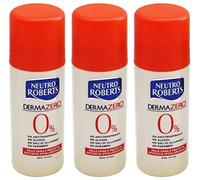 Neutro Roberts - 3 flaconi da 40 ml di deodorante Dermazero in stick, ipoallergenico