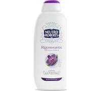Neutro Roberts Bagnoschiuma Corpo Rigenerante con Orchidea Nobile, Per una Pelle Morbida e Luminosa, Ingredienti di Origine Naturale, Dermatologicamente Testato, Flacone da 600 ml