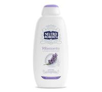 Neutro Roberts Bagnoschiuma Corpo Rilassante con Lavanda e Patchouli, Per una Pelle Distesa e Rilassata, Ingredienti di Origine Naturale, Senza Sapone, Dermatologicamente Testato, Flacone da 600 ml