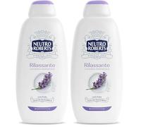 Neutro Roberts Bagnoschiuma Corpo Rilassante con Lavanda e Patchouli, Per una Pelle Distesa e Rilassata, Ingredienti di Origine Naturale, Senza Sapone, Dermatologicamente Testato, Flacone da 600 ml