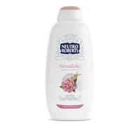 Neutro Roberts Bagnoschiuma Corpo Sensibile con Avena e Peonia, Ideale Per Pelli Sensibili, Ingredienti di Origine Naturale, Senza Sapone, Dermatologicamente Testato, Flacone da 600 ml