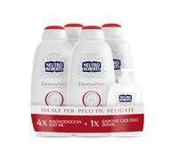 Neutro Roberts, Bagnoschiuma Ipoallergenico 4x600ml, Sapone Idratante 200ml | Formula Delicata con Glicerina Naturale, Idratazione Quotidiana per Pelli Sensibili, Senza Sapone e Coloranti