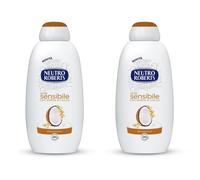 Neutro Roberts Bagnoschiuma Sensibile Avena e Cocco 2x600 ml Schiuma d