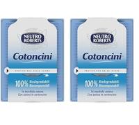 Neutro Roberts - Cotoncini con Box Salva Igiene - Cotton Fioc Morbidi e Biodegradabili con Astina in Cartoncino, Ideali per Bambini - Confezione da 520 Pezzi