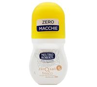 Neutro Roberts Deodorante Roll-On Fresco, Zero Sali di Alluminio, Bergamotto e Zenzero, Anti-Macchie, 48H, 50 ml (1 pezzo) (Roll-on 1 Pezzo)
