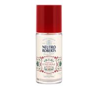 Neutro Roberts, Deodorante Roll-on Roma Senza Sali di Alluminio, Zero Macchie, con Olio Essenziale di Alloro e Fiori di fico, Con Puro Olio di Glicerina, Deodorante Donna e Uomo, 50 ml, 48h