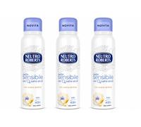 Neutro Roberts Deodorante Spray Avena & Loto 3x150ml 48H Antiodore Delicato